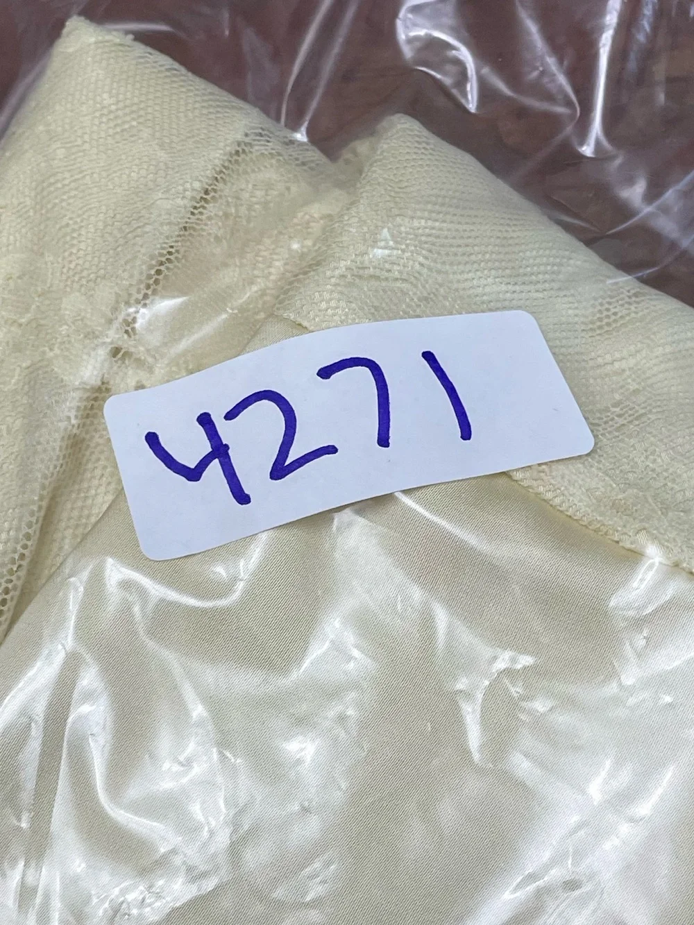 Abercrombie and fitch XL Julia slip lace dress butter yellow